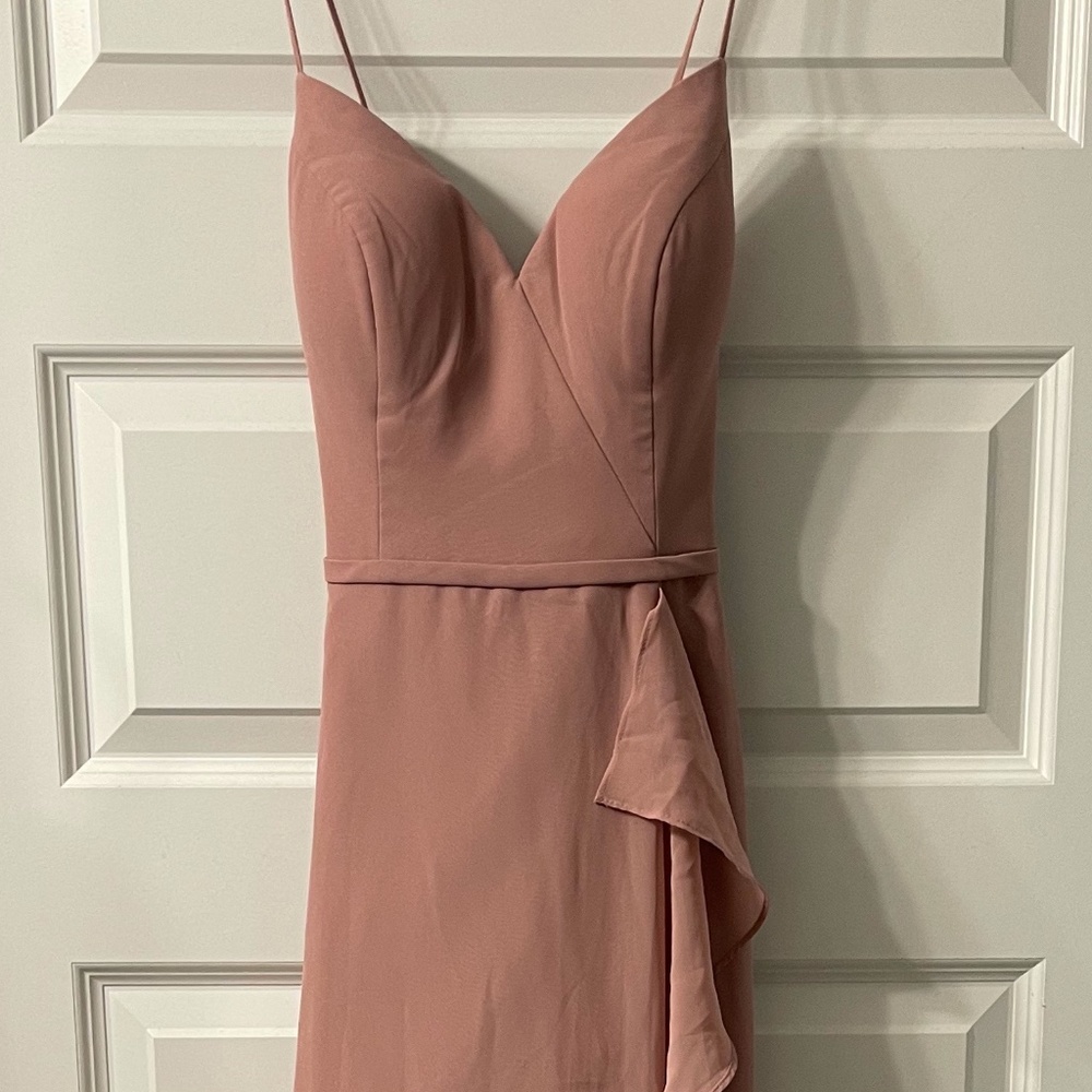 Azazie Naeem Dusty Rose Dress